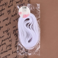 Кружево капроновое, 15 мм &times; 10 &plusmn; 1 м, цвет белый №1