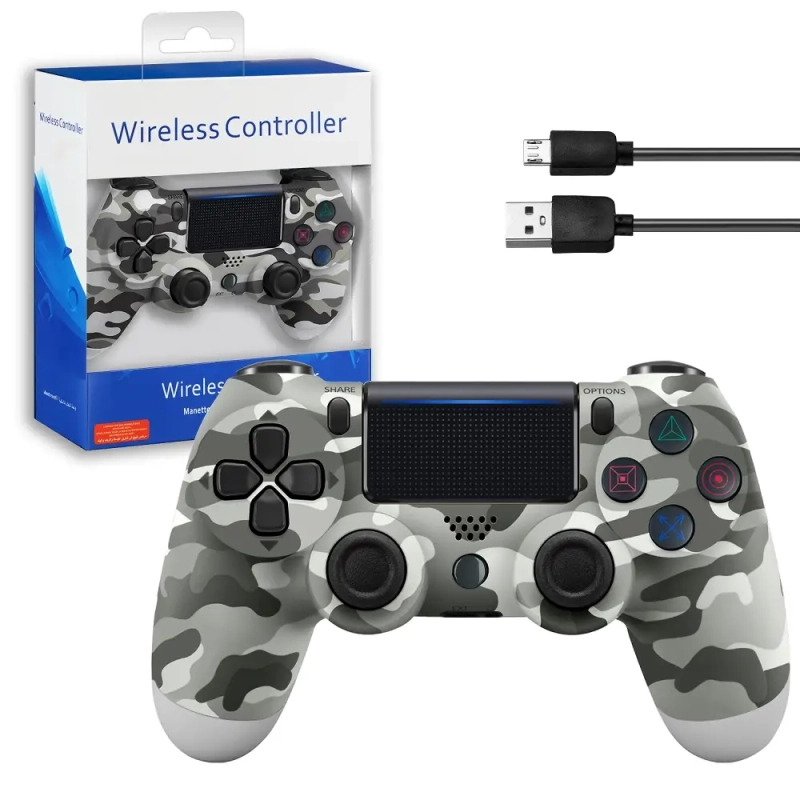 Джойстик беспроводной для консоли хаки серый