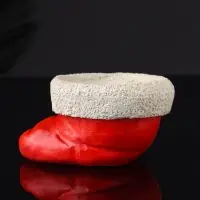 Подсвечник "Колпак" 9х7х5 см, красный