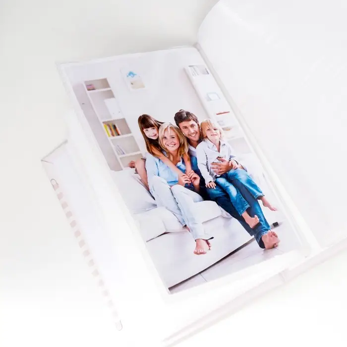 Фотоальбом 100 фото 10х15 см "Малыш" розовый