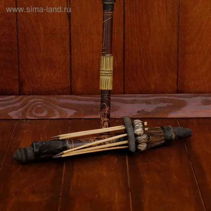 Сувенирное оружие сарбакан "Ловушка" 106х8х3 см