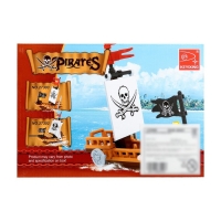 Конструктор &laquo;Пиратская лодка&raquo;, 62-66 деталей, МИКС