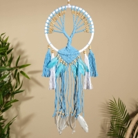 Ловец снов "Голубое дерево" 22х60 см.