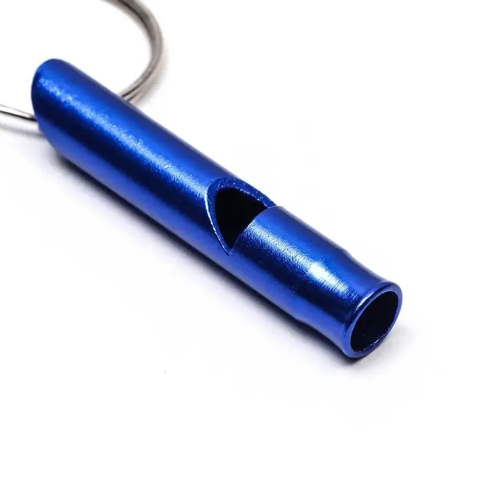 Свисток металлический малый для собак, 4,6 х 0,8 см, фасовка 12 шт, микс цветов