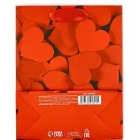 Пакет подарочный ламинированный &laquo;С любовью&raquo;, S 12 х 15 х 5.5 см