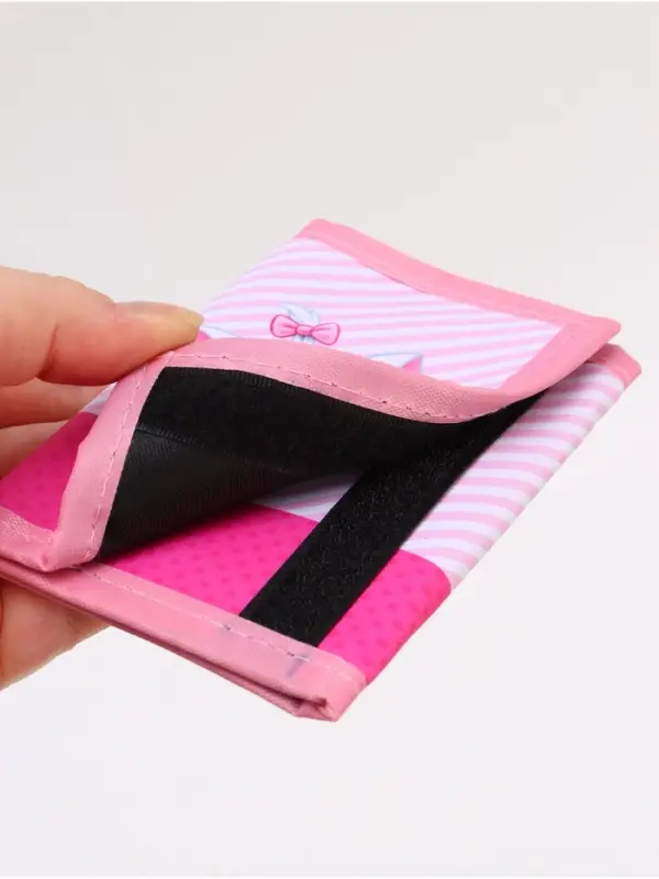 Кошелек детский на липучке, Коты аристократы