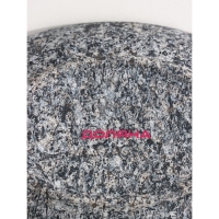 Набор аксессуаров для ванной комнаты Доляна &laquo;Гранит&raquo;, 3 предмета (дозатор 350 мл, мыльница, стакан), цвет серый