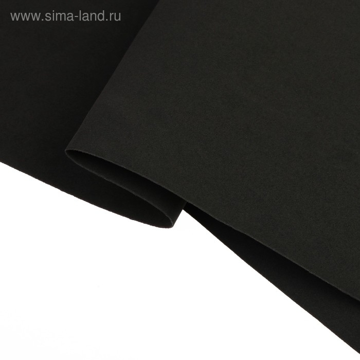 Фоамиран  50х50 см, 1 мм  цв.черный