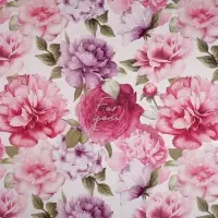 Бумага упаковочная глянцевая двухсторонняя &laquo;Цветочный сад&raquo;, 70&times;100 см