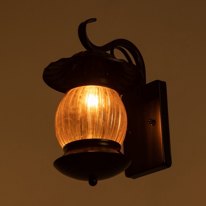 Бра "Анди" Е27 40Вт черный 18х22х28 см