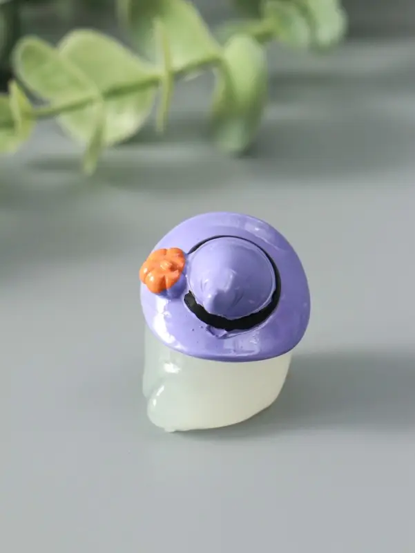 Сувенир эпоксидная смола флюоресцентный "Хэллоуин" набор 4 шт 5х5х3,5 см