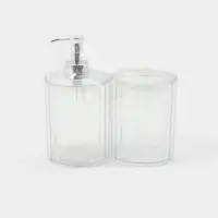 Набор для ванной 2 предмета (дозатор, стакан)