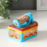 Шкатулка "Утюжок цветной" 7,5х11х7 см