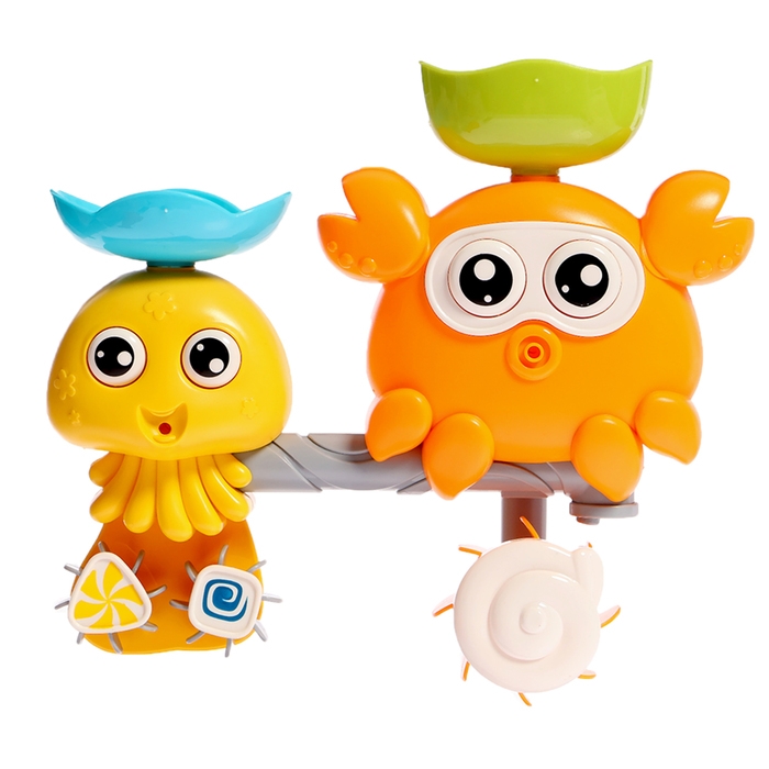 Игрушка для ванны &laquo;Весёлые друзья&raquo;, цвета МИКС