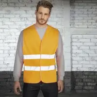 Жилет светоотражающий Secure Pro оранжевый неон, размер 10/14 лет