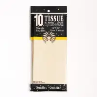 Бумага упаковочная тишью, &laquo;Жемчужная&raquo;, слоновая кость, 50&times;70 см