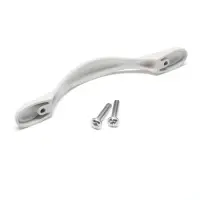 Ручка-скоба мебельная PC181BL, м/о 96 мм, белая