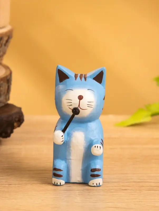 Сувенир &laquo;Кот с микрофоном&raquo;, 3&times;4&times;8 см, дерево, МИКС