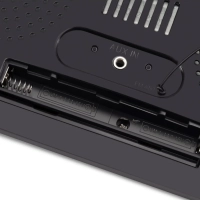 Радиобудильник H-RCL238 черный LCD подсв зеленая часы цифров