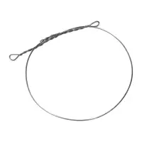 Поводок &laquo;Струна&raquo;, диаметр 0.45 мм, тест 20 кг, 20 см, 5 шт.