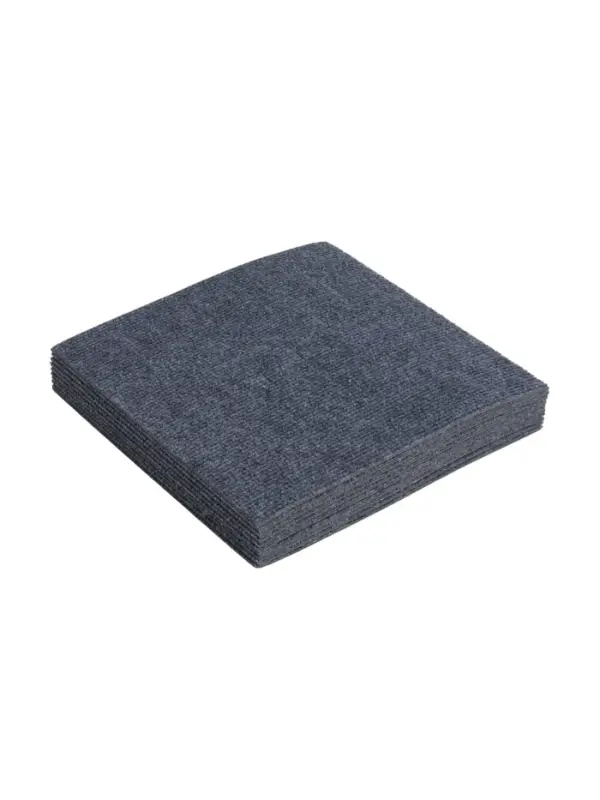 Самоклеящийся ковролин 30х30см, темно-серый