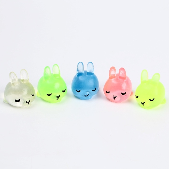 Антистресс игрушка - мялка &laquo;Зайка&raquo;, цвета МИКС