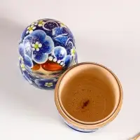 Матрёшка дерево &laquo;Марина&raquo;, гжель, 5-кукольная, 19 см