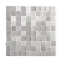 Панель с пайетками для фотозоны 30*30 см серебро с блёстками