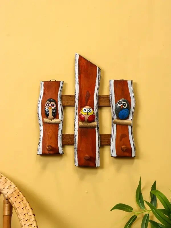 Вешалка &laquo;Совята&raquo;, 23&times;6&times;33 см, дерево Албезия