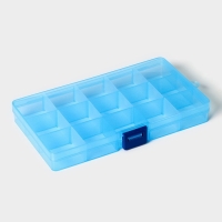 Органайзер для хранения RICCO, со съёмными ячейками, 15 ячеек, 17,5&times;10&times;2,2 см, цвет МИКС