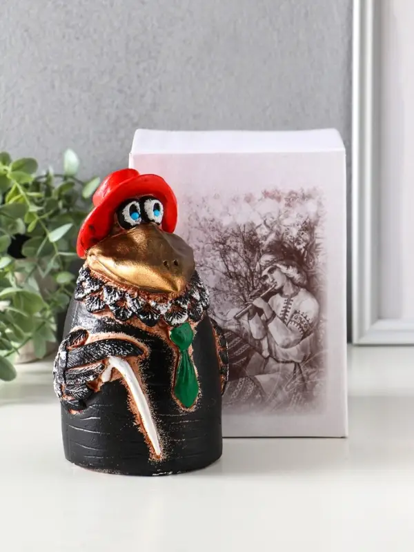 Копилка "Ворон" 18х12х13 см,