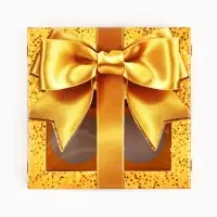 Коробка для конфет &laquo;Бант&raquo;, скретч-слой, 10.5х10.5х3.5 см