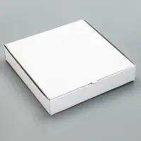 Коробка для пиццы, белая, 32 х 32 х 6 см