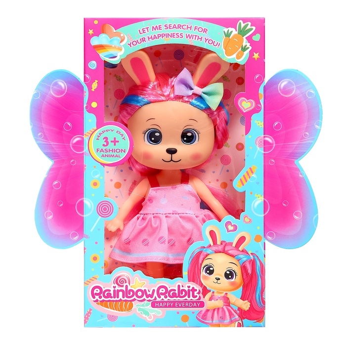 Кукла &laquo;Радужный кролик&raquo;, МИКС