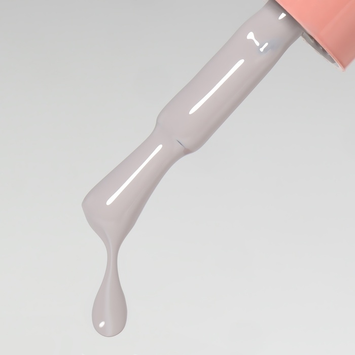 Гель лак для ногтей &laquo;SIMPLE&raquo;, 3-х фазный, 10 мл, LED/UV, цвет серый (105)