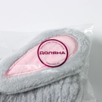 Повязка для умывания Доляна &laquo;Лили&raquo;, цвет серый