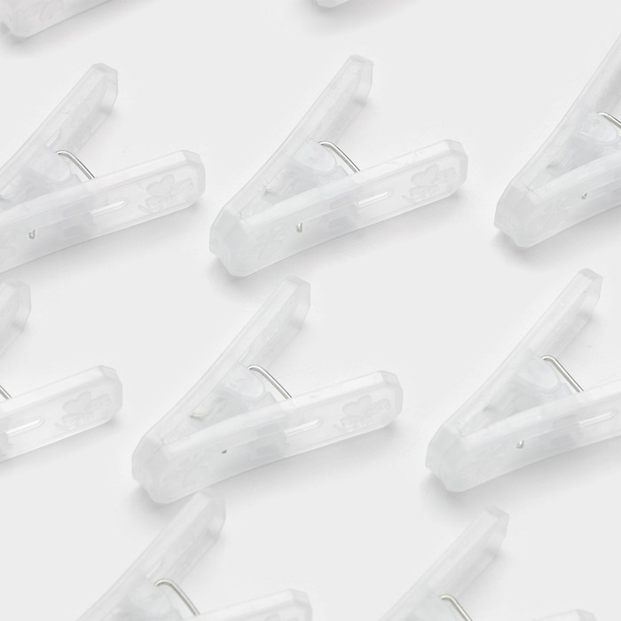 Прищепки бельевые Доляна, 16 шт, 6,5&times;2 см, ширина низа 4 см