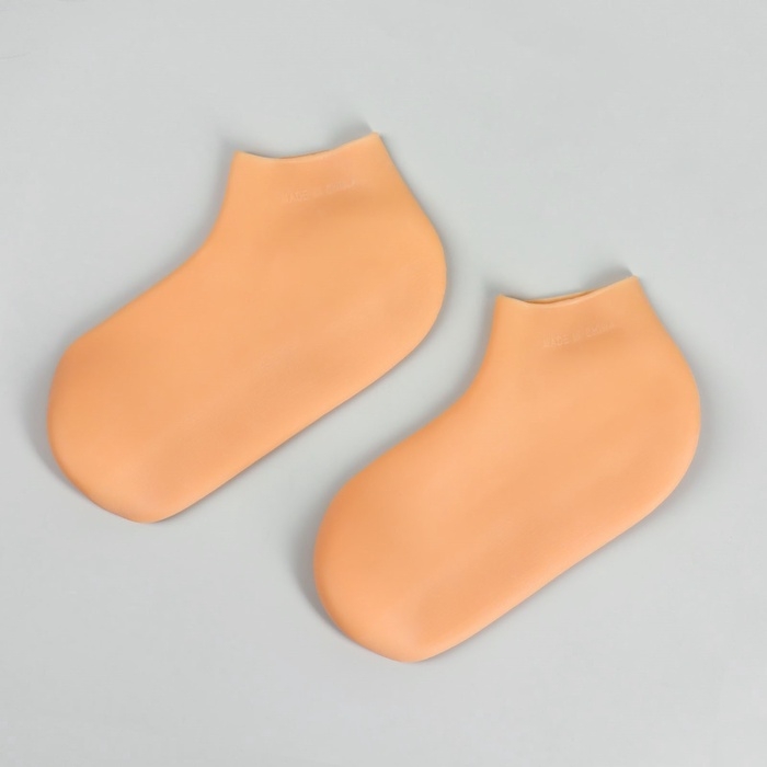 Носочки для педикюра, силиконовые, 20,7 &times; 10 см, размер универсальный