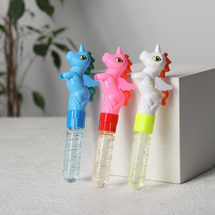 Мыльные пузыри &laquo;Единорог&raquo;, мини, МИКС, 30 мл