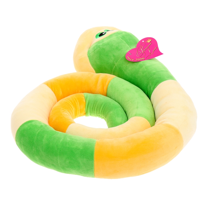 Мягкая игрушка &laquo;Удав&raquo;, цвет зелёный, 202 см