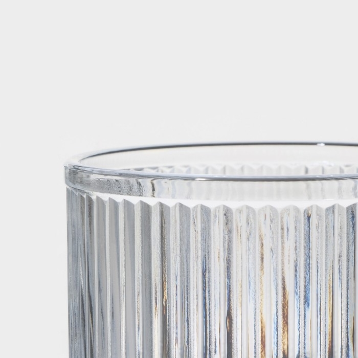 Кружка стеклянная &laquo;Грани&raquo;, 350 мл, 8,5&times;9,5 см