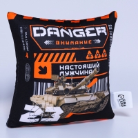 Подушка антистресс &laquo;Настоящий мужчина&raquo;, 26 х 24 см