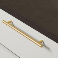 Ручка рейлинг ТУНДРА BISTRO,  d=12 мм, м/о 160 мм, цвет золото