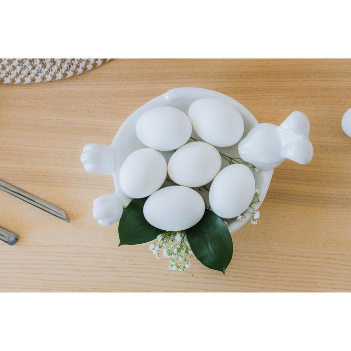 Блюдо сервировочное Доляна &laquo;Зайка&raquo;, 21&times;16&times;9,5 см, цвет белый