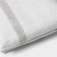 Тряпка для мытья пола Доляна, вискоза-ХПП, с оверлоком, 75&times;100 см, плотность 220 г/м, белая