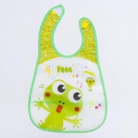 Нагрудник с карманом &laquo;Зверята&raquo;, непромокаемый, на липучке, цвета МИКС