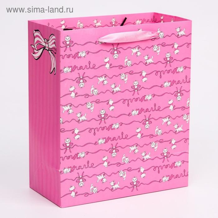 Пакет ламинированный вертикальный, 23 х 27 х 11,5 см "Marie", Коты аристократы