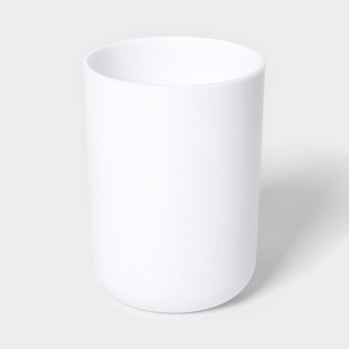 Набор аксессуаров для ванной комнаты SAVANNA &laquo;Вуди&raquo;, 6 предметов (мыльница, дозатор, 2 стакана, ёршик, ведро), цвет белый