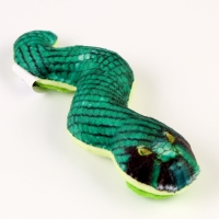 Магнит новогодний мягкий &laquo;Змея&raquo;, зеленая
