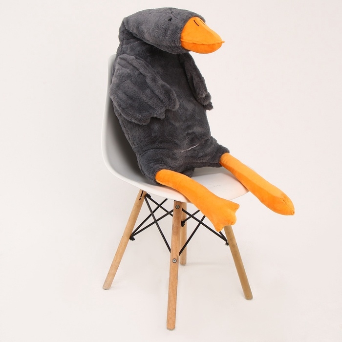 Шкурка мягкой игрушки &laquo;Гусь&raquo;, 130 см, цвет серый, без набивки